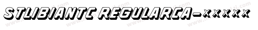 STLibianTC RegularCa字体转换